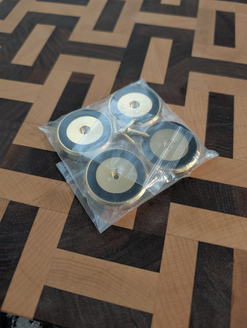 Brass Cutting Board Feet